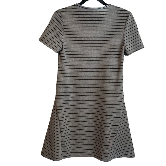 ZARA Trafaluc Striped Short Sleeve Scoop Neck Shirt Dress Women's Size Medium - Picture 2 of 7